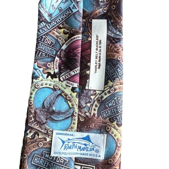 Harley-Davidson Tie by Ralph Marlin - Picture 3 of 4